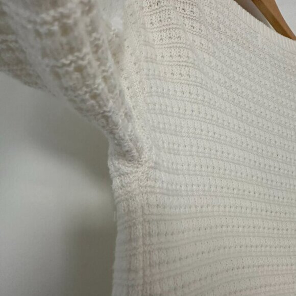 Signature Reitman Soft Knit Button Front V-Neck Cardigan XXS Ivory Boho Chic - Picture 6 of 11